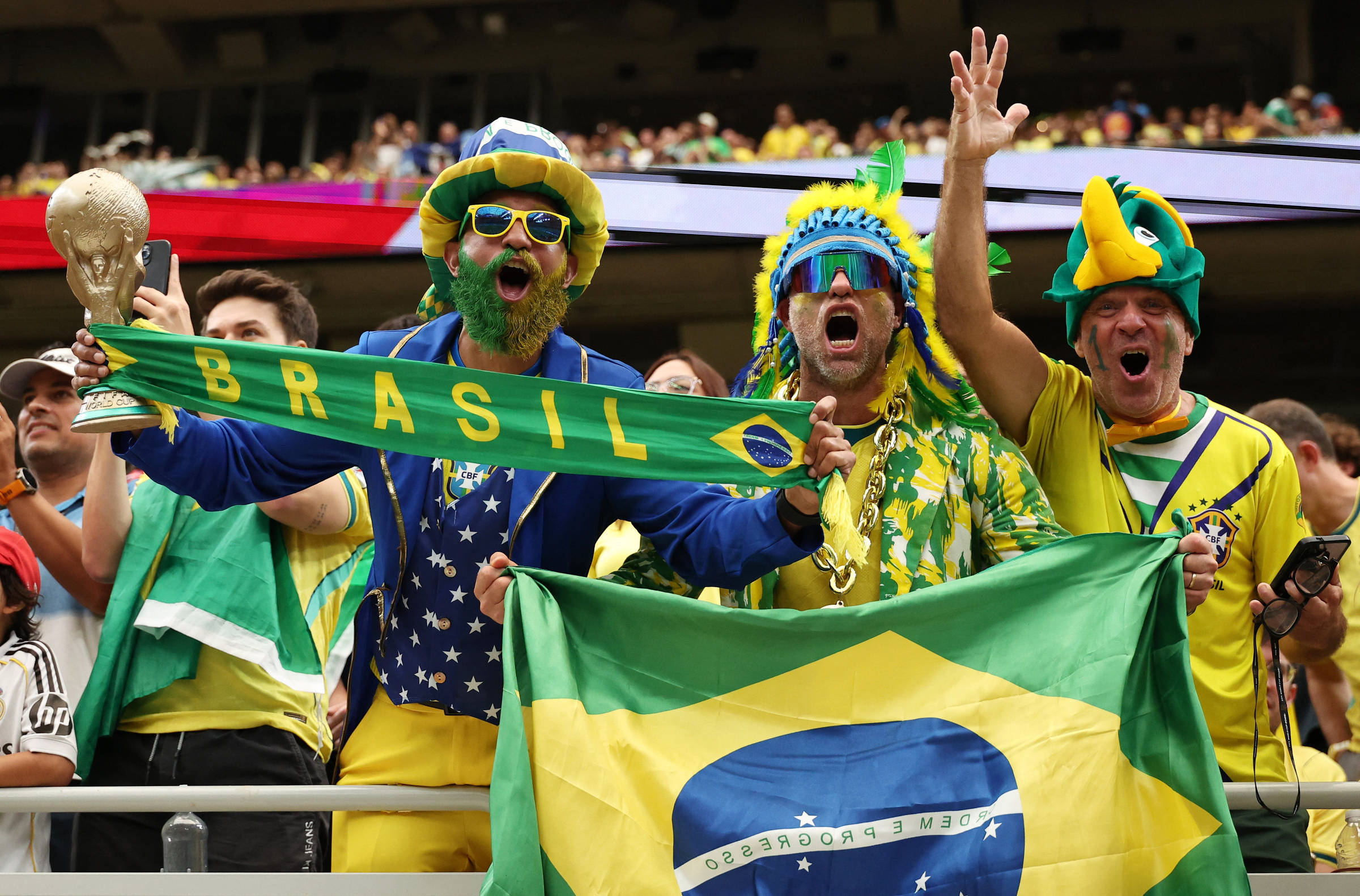 Brasil e Argentina lideram buscas em países de fora da Copa do Mundo